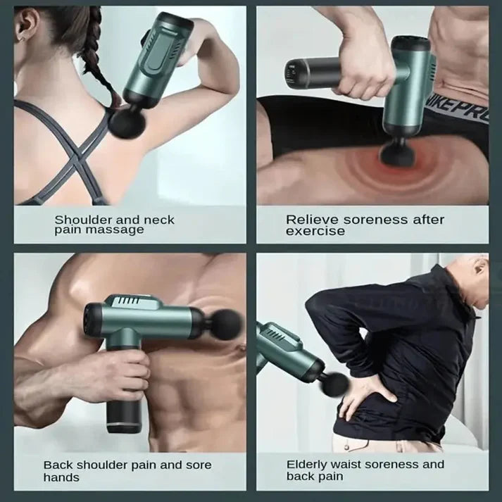 Portable Gun Shaped Muscle Massager